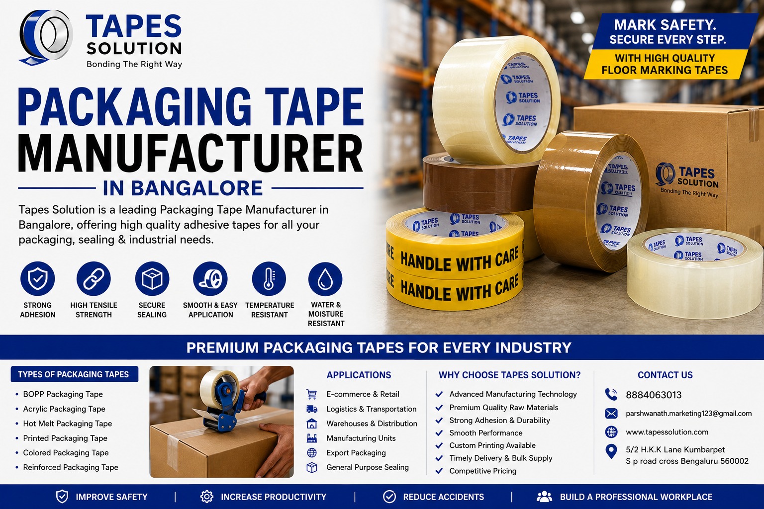 Packaging Tape Manufacturer in Bangalore